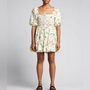 Rhode Astrid Dress in Picnic White